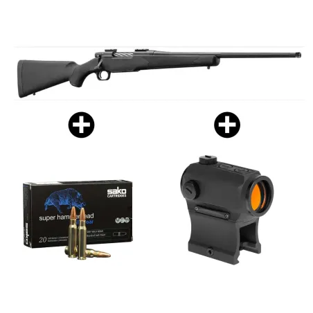 Pack battue Mossberg Patriot 300 WM + Point rouge Holosun 403B