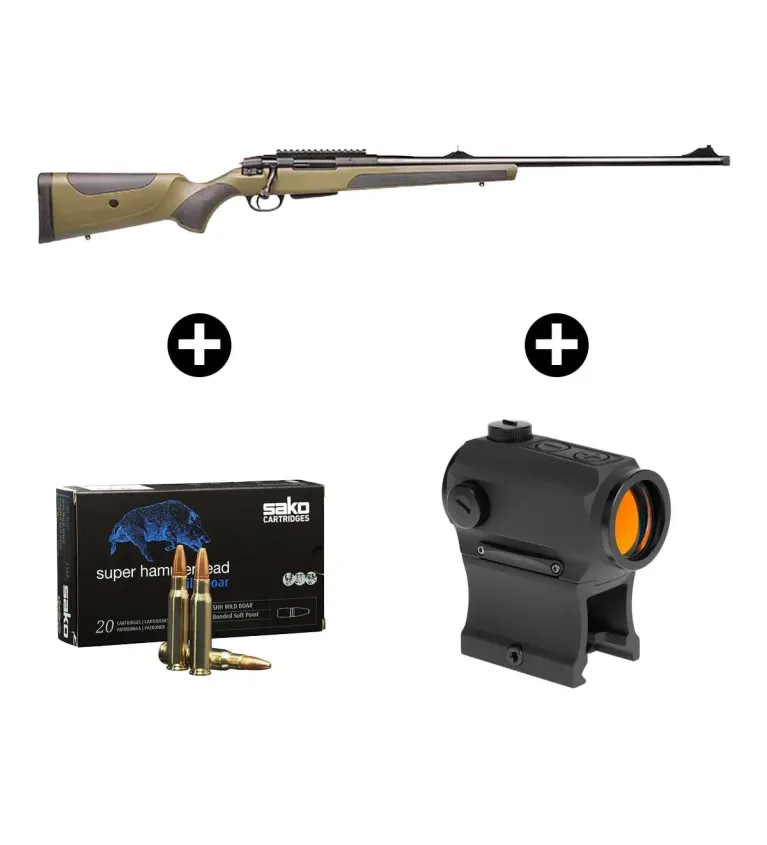 Pack battue ATA Turqua Synthétique 308 Win + Point rouge Holosun 403B