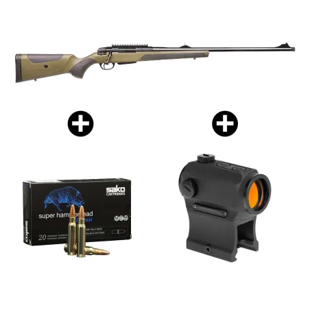 Pack battue ATA Turqua Synthétique 308 Win + Point rouge Holosun 403B