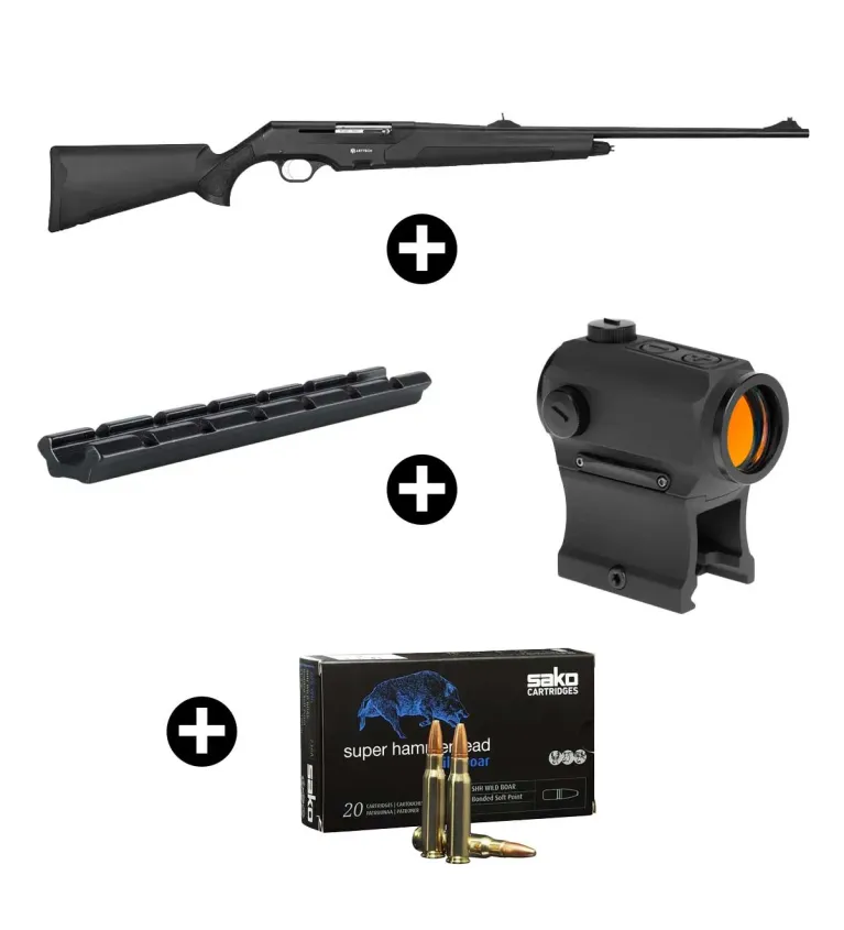 Pack battue Arttech Semi-Automatique Prima 30-06 + Point rouge Holosun 403B