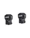Colliers pour lunette Hawke Tactical 25,4 mm - Extra-Haut - Rail de 9-11 mm 