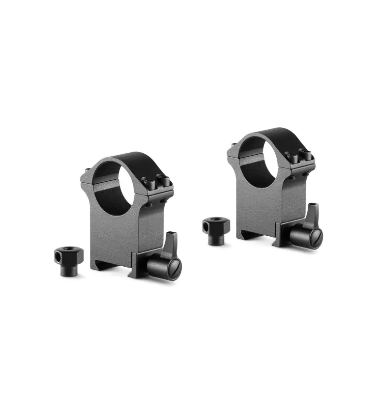 Colliers pour lunette Hawke Professional 25,4 mm - Extra-Haut - Weaver 