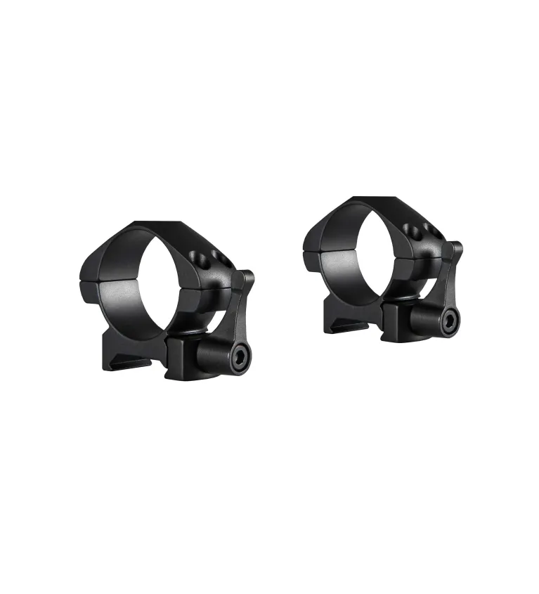 Colliers pour lunette Hawke Precision 30 mm - Bas - Weaver à levier 