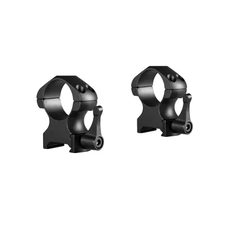Colliers pour lunette Hawke Precision 25,4 mm - Haut - Weaver à levier 