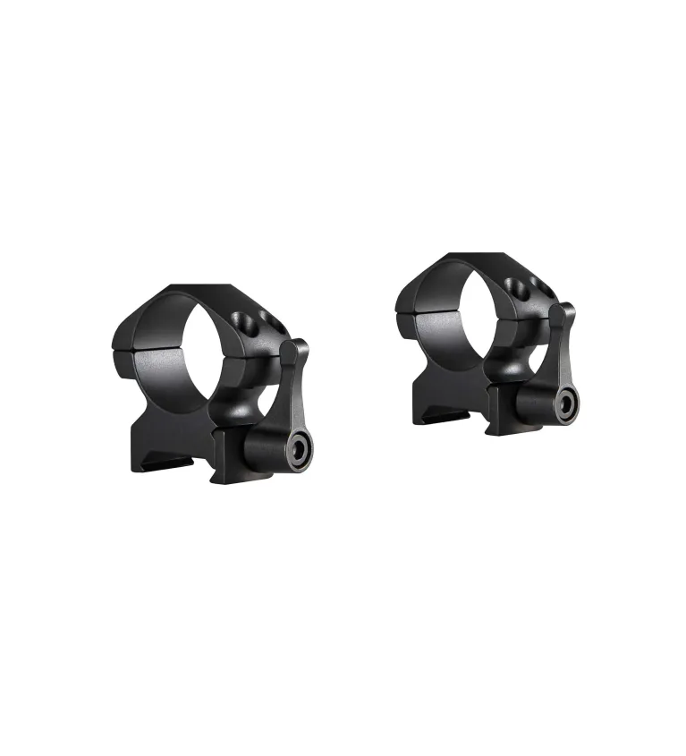 Colliers pour lunette Hawke Precision 25,4 mm - Medium - Weaver à levier 