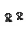 Colliers pour lunette Hawke Precision 25,4 mm - Haut - Weaver 