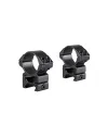 Colliers pour lunette Hawke Match 30 mm - Haut - Weaver 