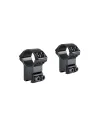 Colliers pour lunette Hawke Match 25,4 mm - Haut - Rail de 9-11 mm 