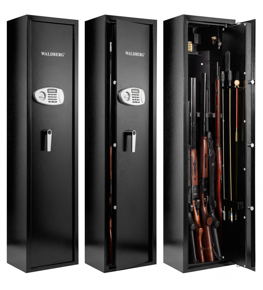 Coffre digital 5 armes à combinaison - Waldberg Coffre digital 5 armes à combinaison - Waldberg