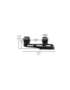 Montage monobloc Cantilever pour lunette Konus universel 25,4 & 30 mm - Rail 11/21 mm 