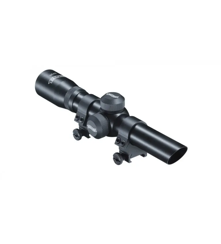 Lunette walther pour pistolet 2x20 avec montage 