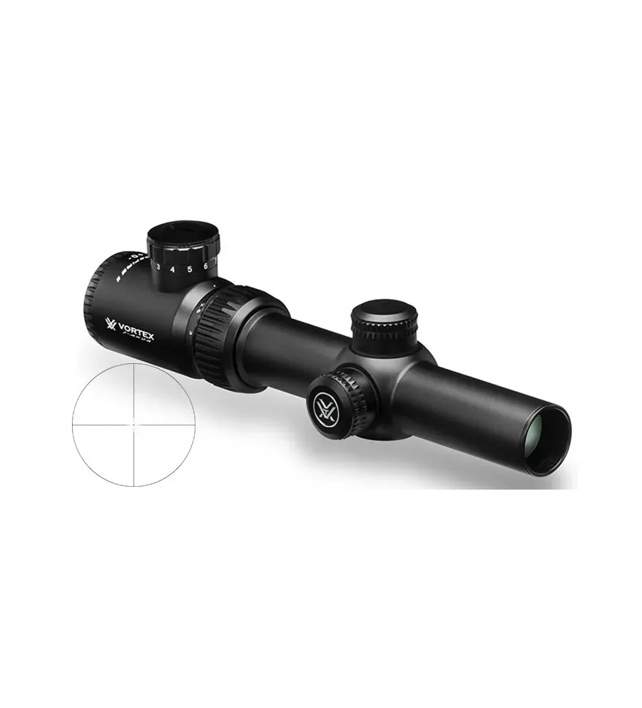 Lunette de tir Vortex Crossfire II 1-4x24 - Ret. V-Brite Lunette de tir Vortex Crossfire II 1-4x24 - Ret. V-Brite