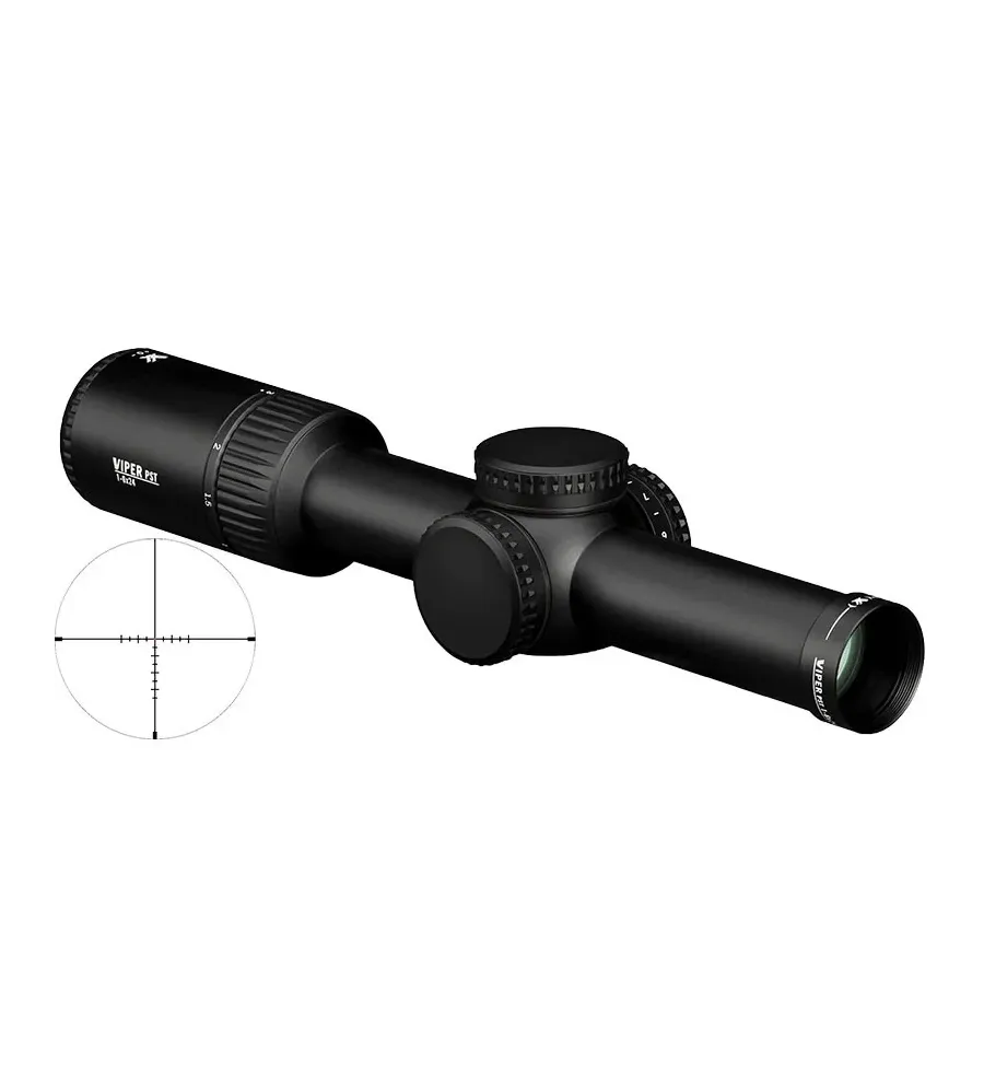 Lunette de tir Vortex Viper PST Gen II 1-6x24 MRAD - Ret. VMR-2 