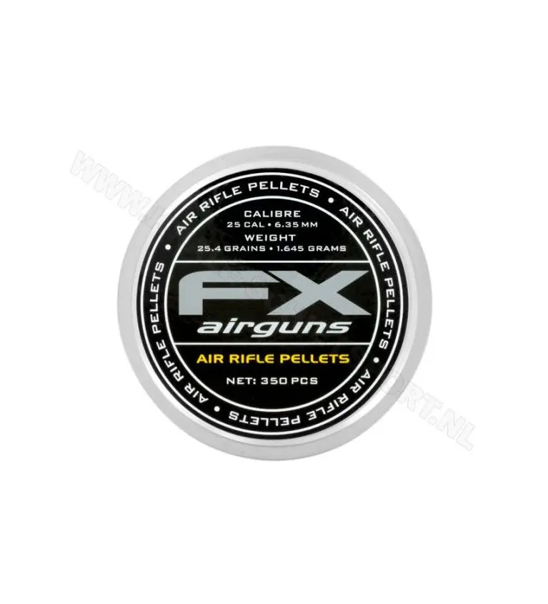 Plombs FX 6.35 mm 25.4 grain 