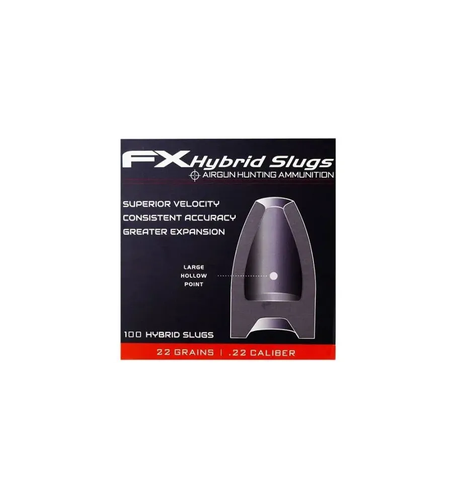 Slugs FX Hybrid 5.5 mm HP 22 grain (.217) 