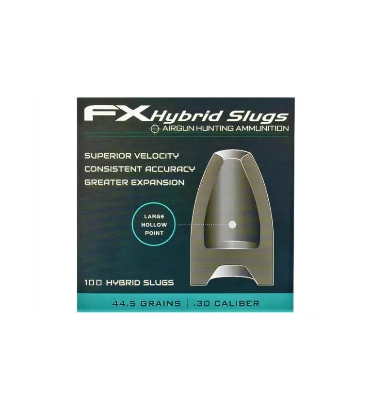 Slugs FX Hybrid 7.62 mm HP 44.5 grain (.300) 