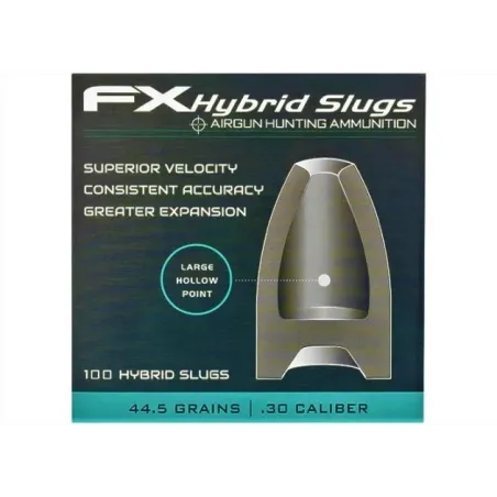 Slugs FX Hybrid 7.62 mm HP 44.5 grain (.300) 