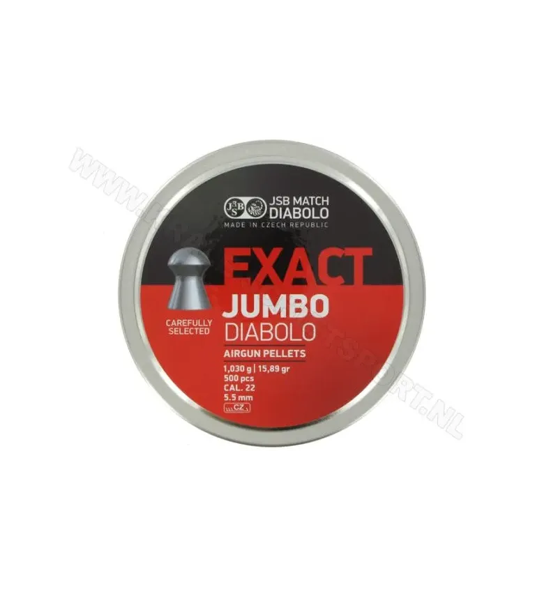 Plombs JSB Exact Diabolo Jumbo BigBox 5.5 mm 15.89 grain 