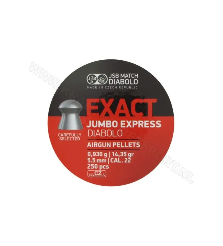 Plombs JSB Exact Diabolo Jumbo Express 5.52 mm 14.35 grain 
