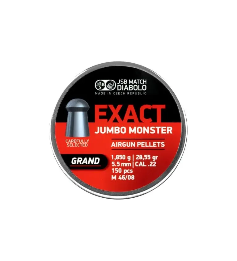 Plombs JSB Jumbo Exact Monster Grand 5.52 mm 28.55 grain 