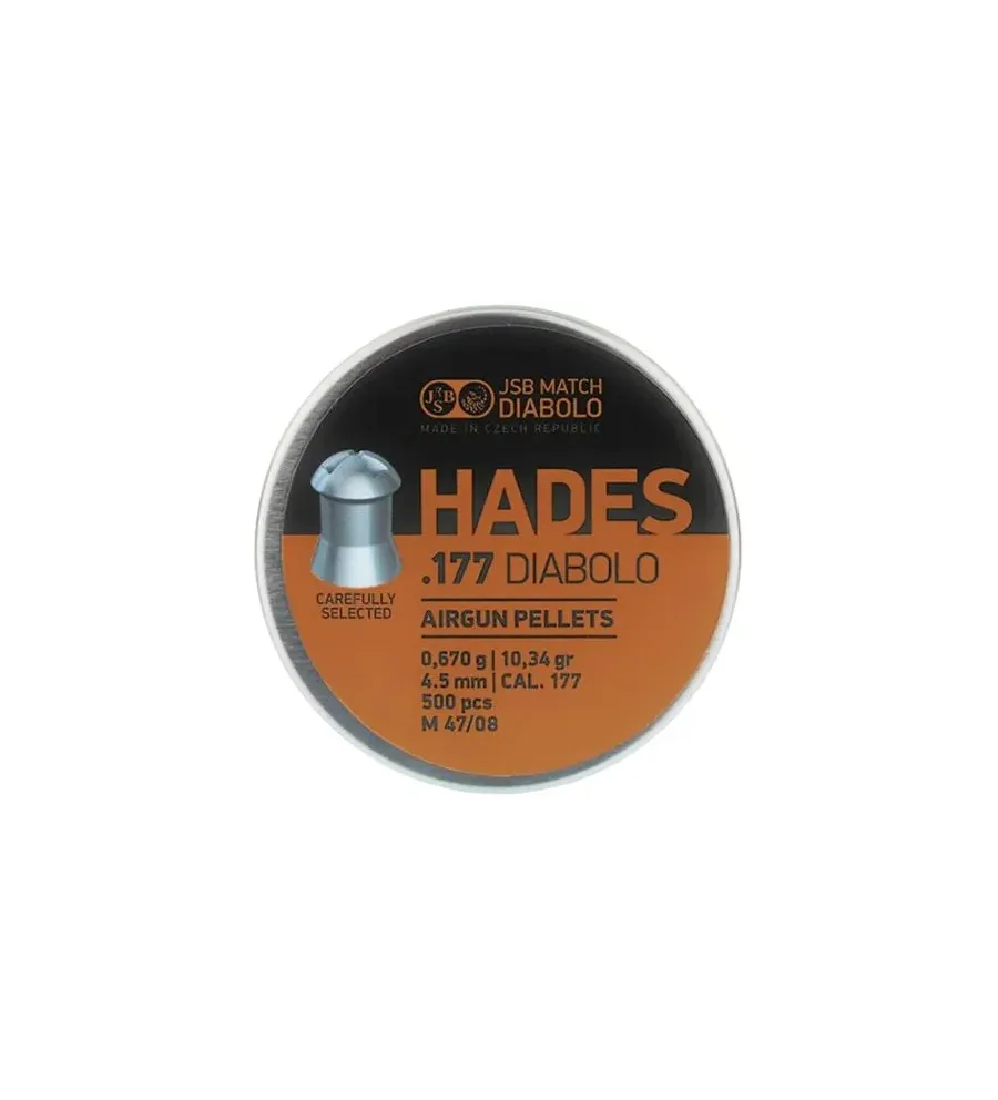 Plombs JSB Hades 4.5 mm 10.34 grain Plombs JSB Hades 4.5 mm 10.34 grain