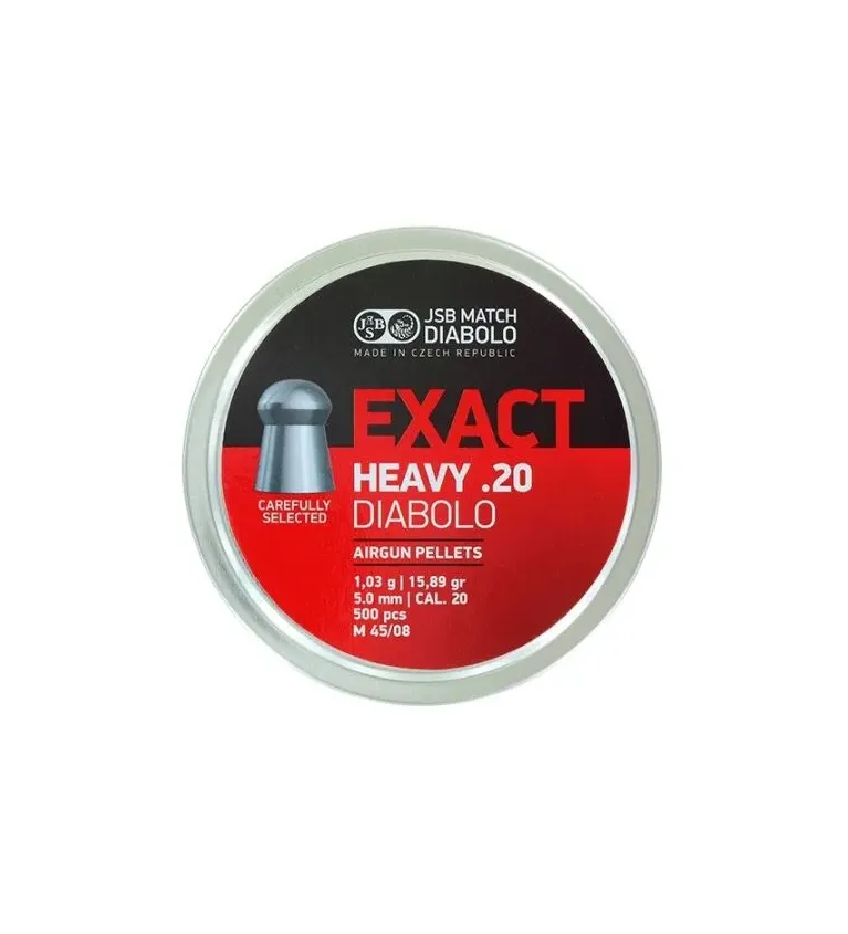 Plombs JSB Exact Jumbo Heavy 5.05 mm 15.89 grain 