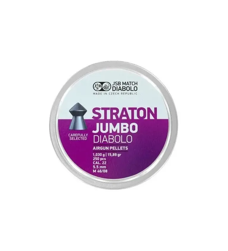 Plombs JSB Straton Jumbo 5.5 mm 15.89 grain 