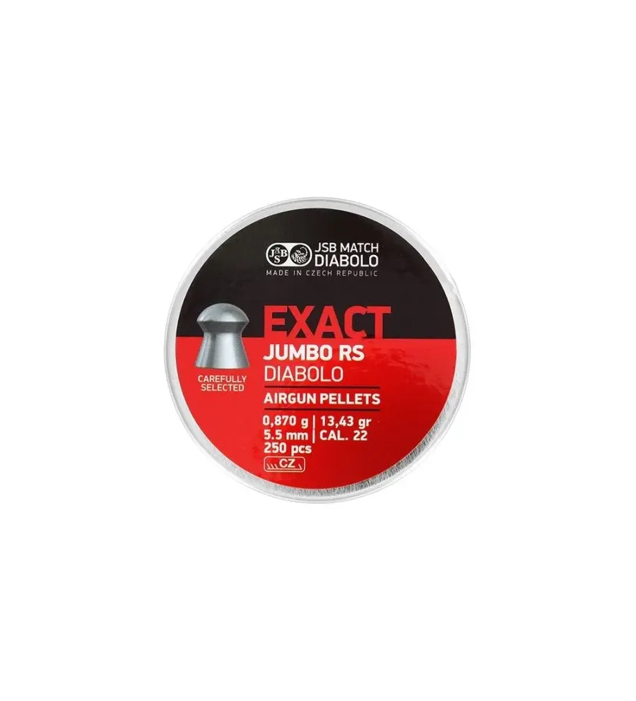 Plombs JSB Exact Jumbo RS 5.52 mm 13.43 grain Plombs JSB Exact Jumbo RS 5.52 mm 13.43 grain