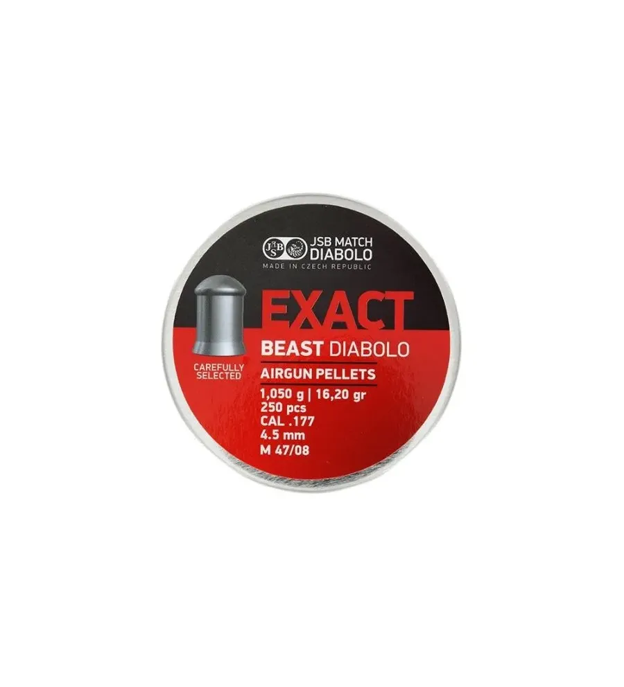 Plombs JSB Exact Jumbo Beast 4.52 mm 16.2 grain Plombs JSB Exact Jumbo Beast 4.52 mm 16.2 grain