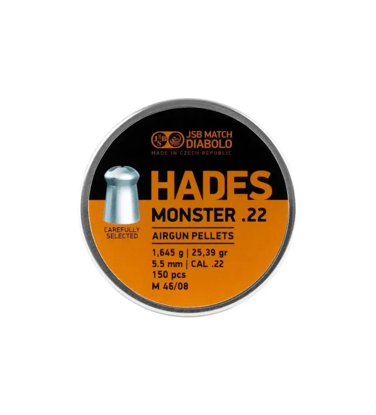 Plombs JSB Hades Monster 5.52 mm 25.39 grain 