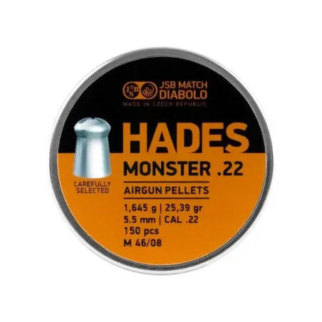 Plombs JSB Hades Monster 5.52 mm 25.39 grain 