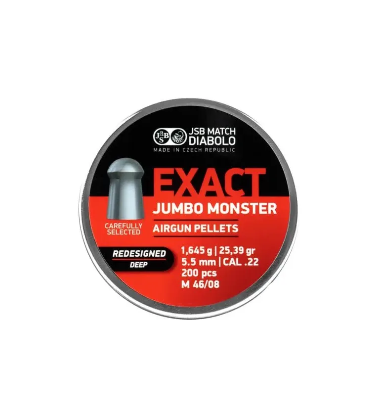 Plombs JSB Jumbo Exact Monster Redesigned Deep 5.52 mm 25.39 grain 