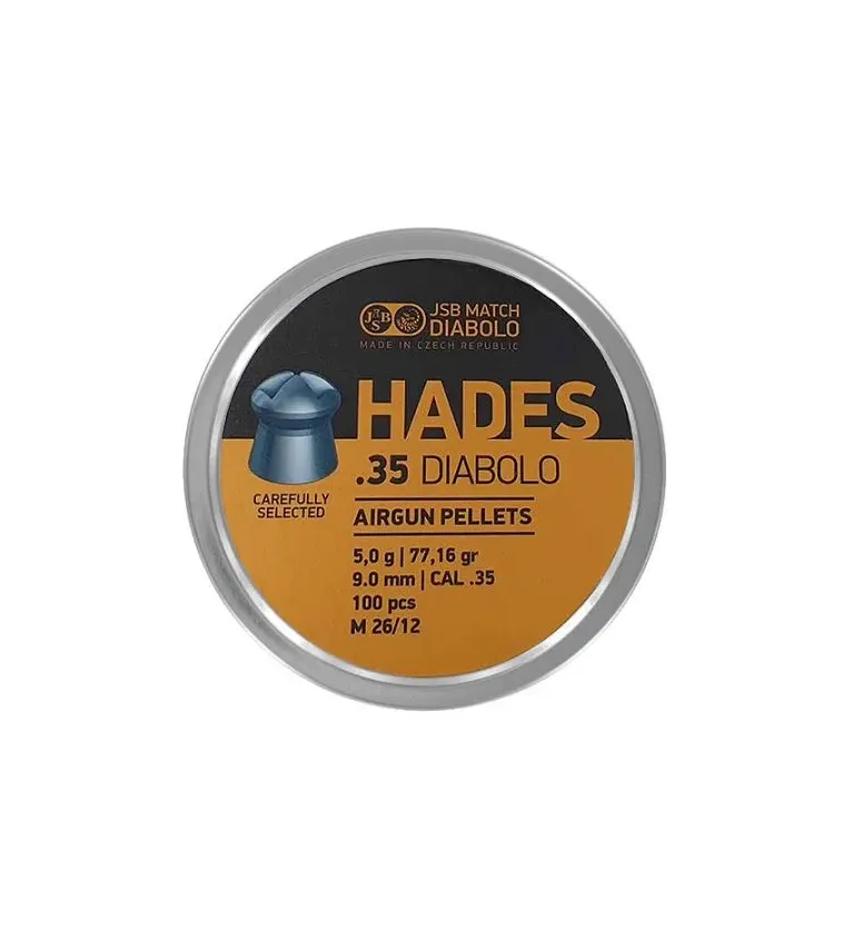 Plombs JSB Hades 9 mm 77.16 grain 