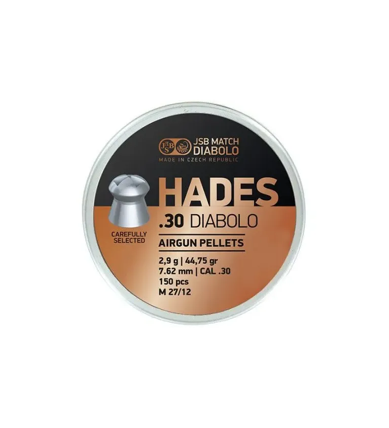 Plombs JSB Hades 7.62 mm 44.75 grain 