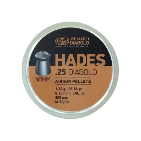 Plombs JSB Hades 6.35 mm 26.54 grain 