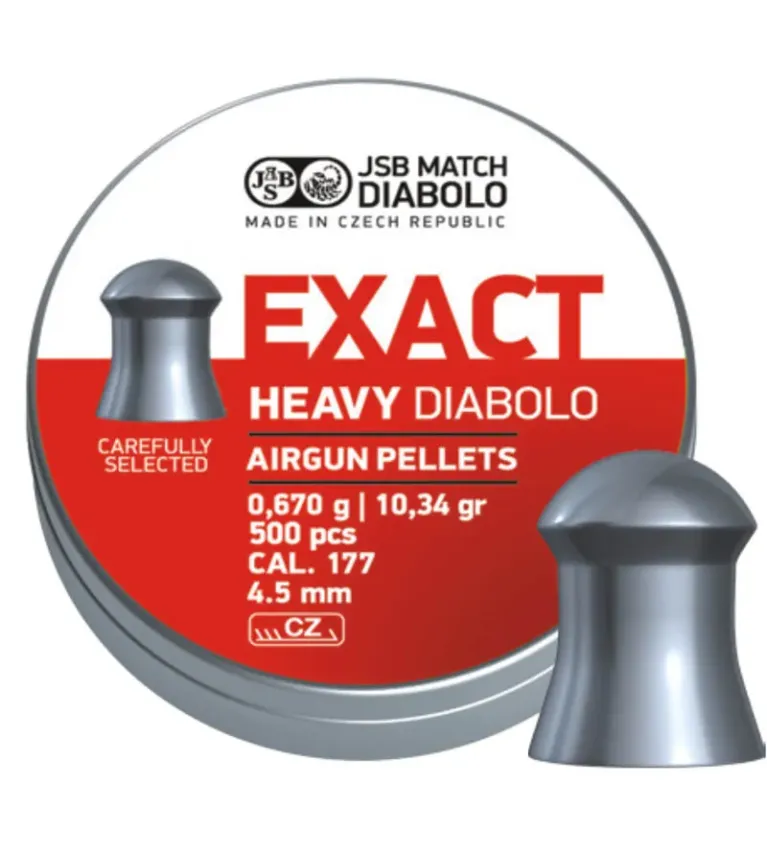 Plombs JSB Exact Diabolo Heavy 4.52 mm 10.34 grain