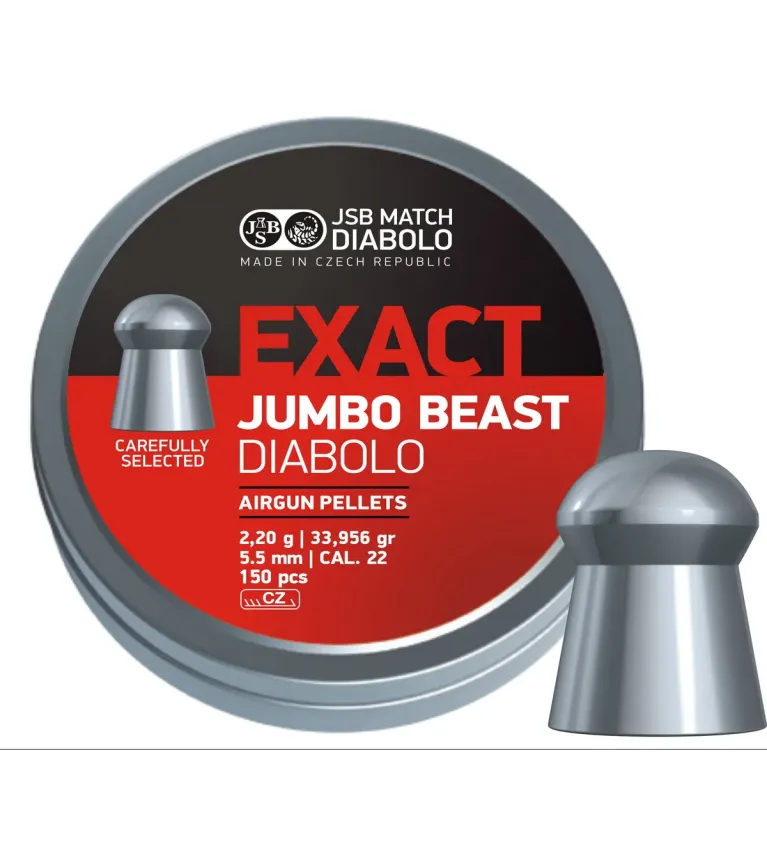 Plombs JSB Jumbo Beast 5.5 mm 33.95 grain