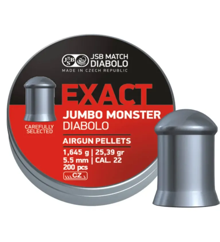 Plombs JSB Exact Jumbo Monster 5.52 mm 25.4 grain