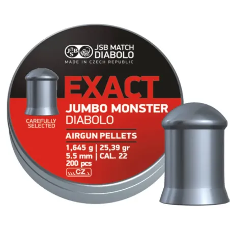 Plombs JSB Exact Jumbo Monster 5.52 mm 25.4 grain