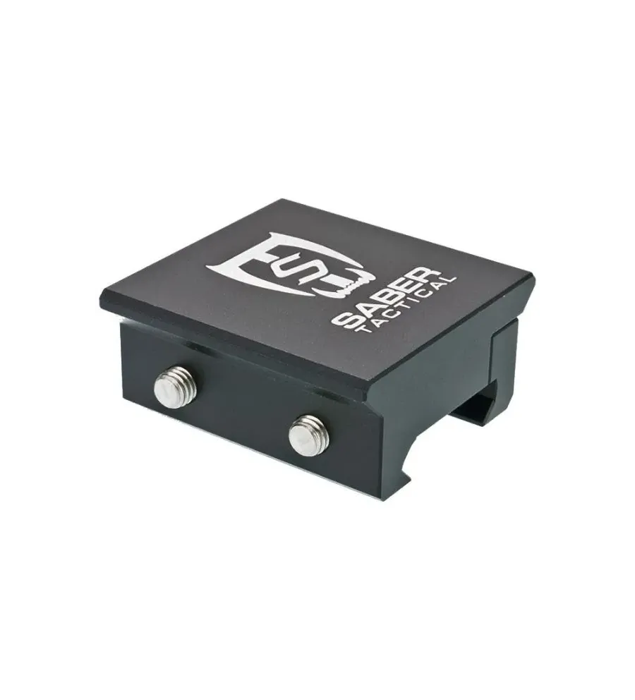 Rail d'accessoires Saber Tactical Picatinny vers Arca Swiss - Court 