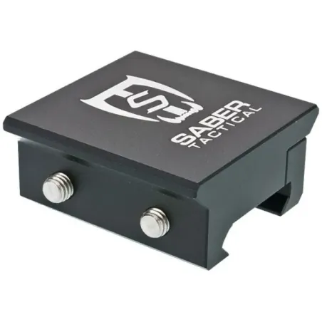 Rail d'accessoires Saber Tactical Picatinny vers Arca Swiss - Court 