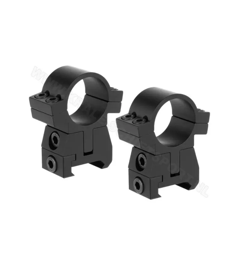 Colliers pour lunette FX No Limit - 25,4 mm - Haut - Picatinny 