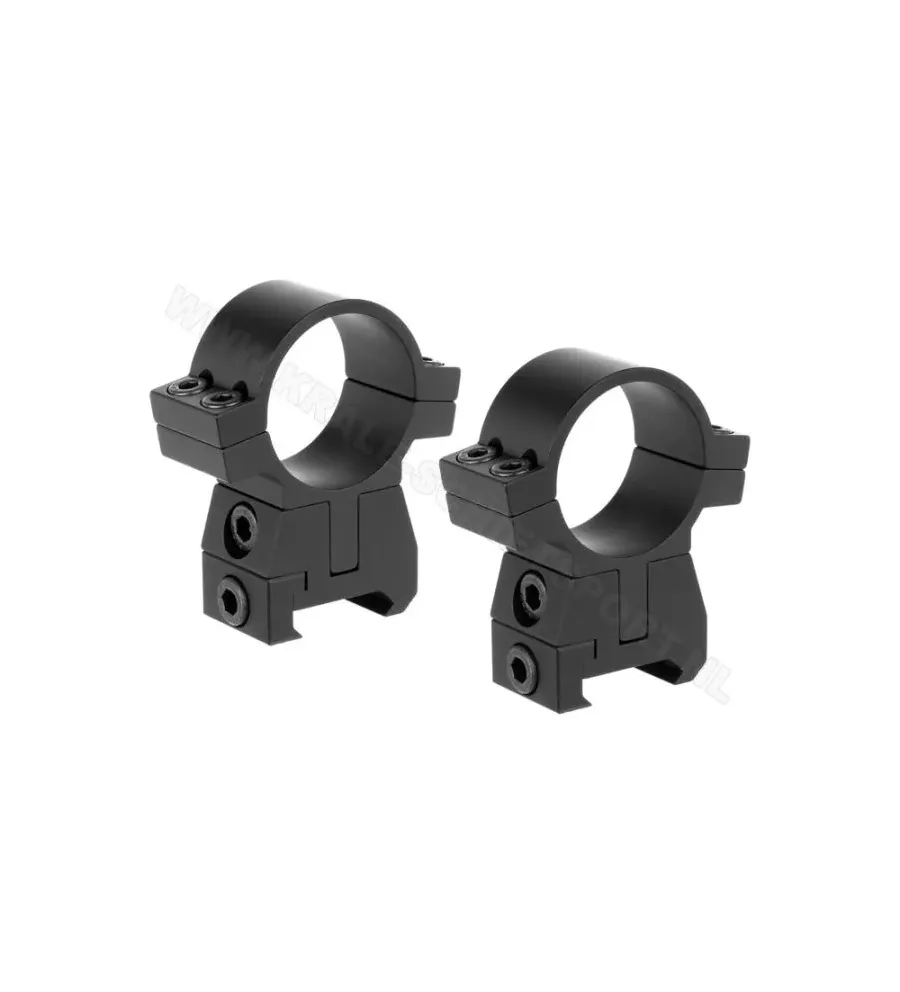 Colliers pour lunette FX No Limit - 30 mm - Haut - Picatinny 