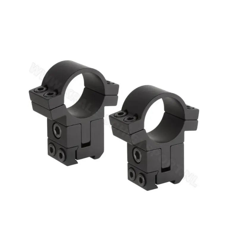 Colliers pour lunette FX No Limit - 25,4 mm - Haut - Rail de 11 mm 