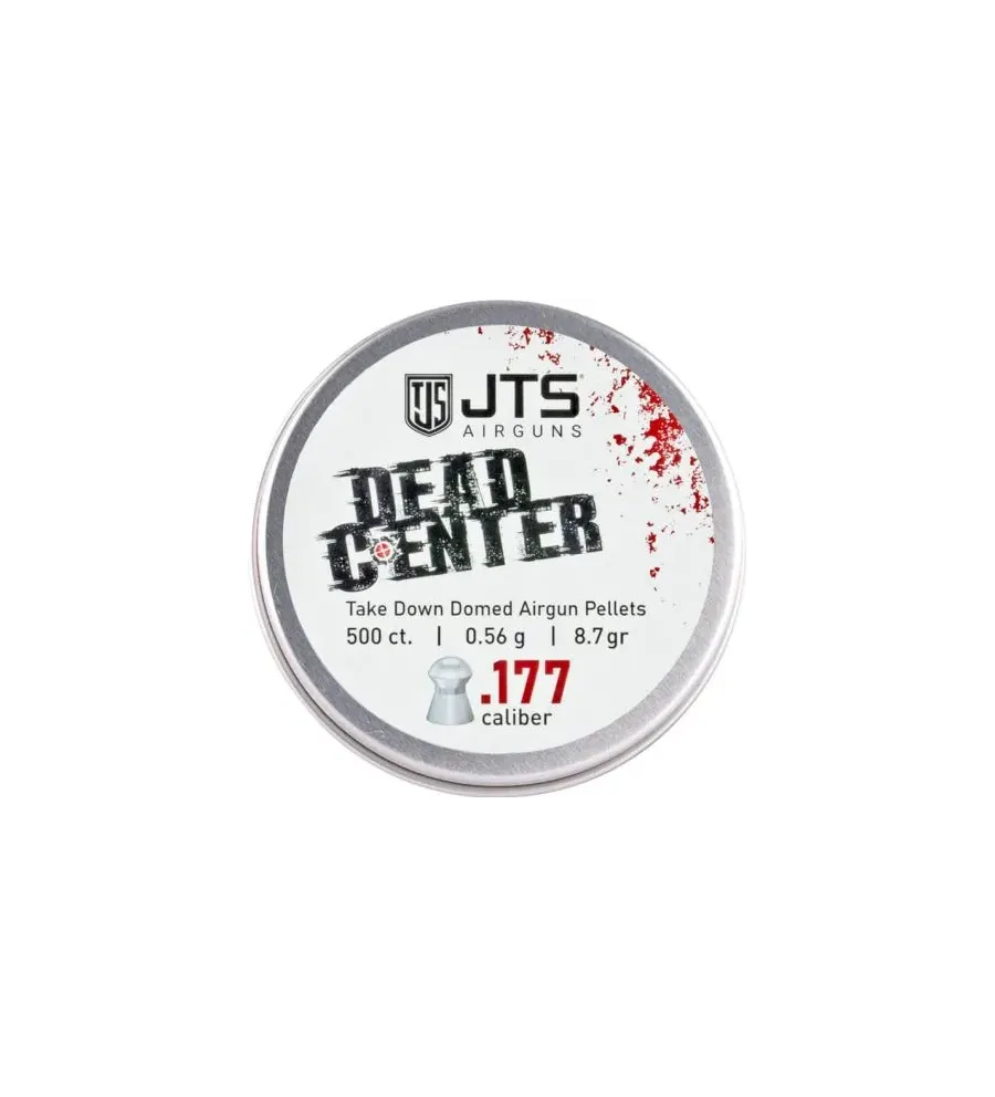 Plombs JTS Dead Center Precision Domed 4.5 mm 8.7 grains Plombs JTS Dead Center Precision Domed 4.5 mm 8.7 grains