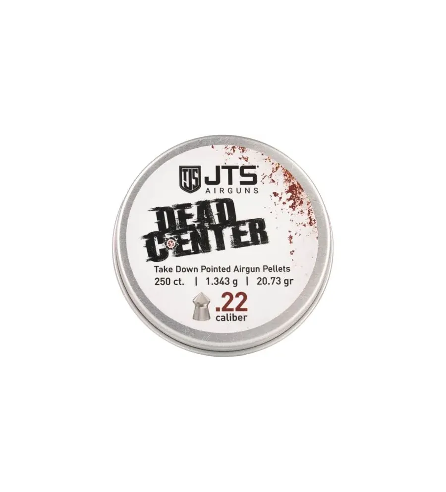 Plombs JTS Dead Center Precision 5.5 mm 20.73 grains Plombs JTS Dead Center Precision 5.5 mm 20.73 grains