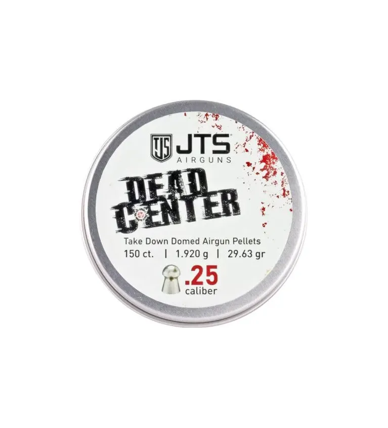 Plombs JTS Dead Center Precision Domed 6.35 mm 29.63 grains 