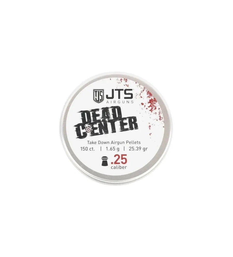 Plombs JTS Dead Center Precision 6.35 mm 25.39 grains Plombs JTS Dead Center Precision 6.35 mm 25.39 grains
