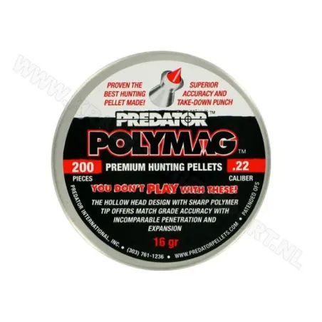 Plombs Predator Polymag - Cal. 5.5 mm 16 grains 