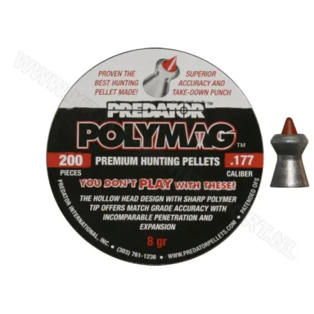 Plombs Predator Polymag - Cal. 4.5 mm 8 grains 